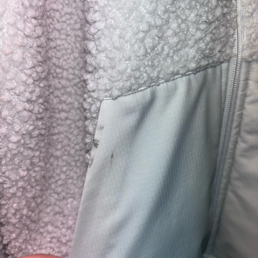 Adidas Sherpa Fleece Zip-Up Hoodie | Women’s L - Picture 4 of 10